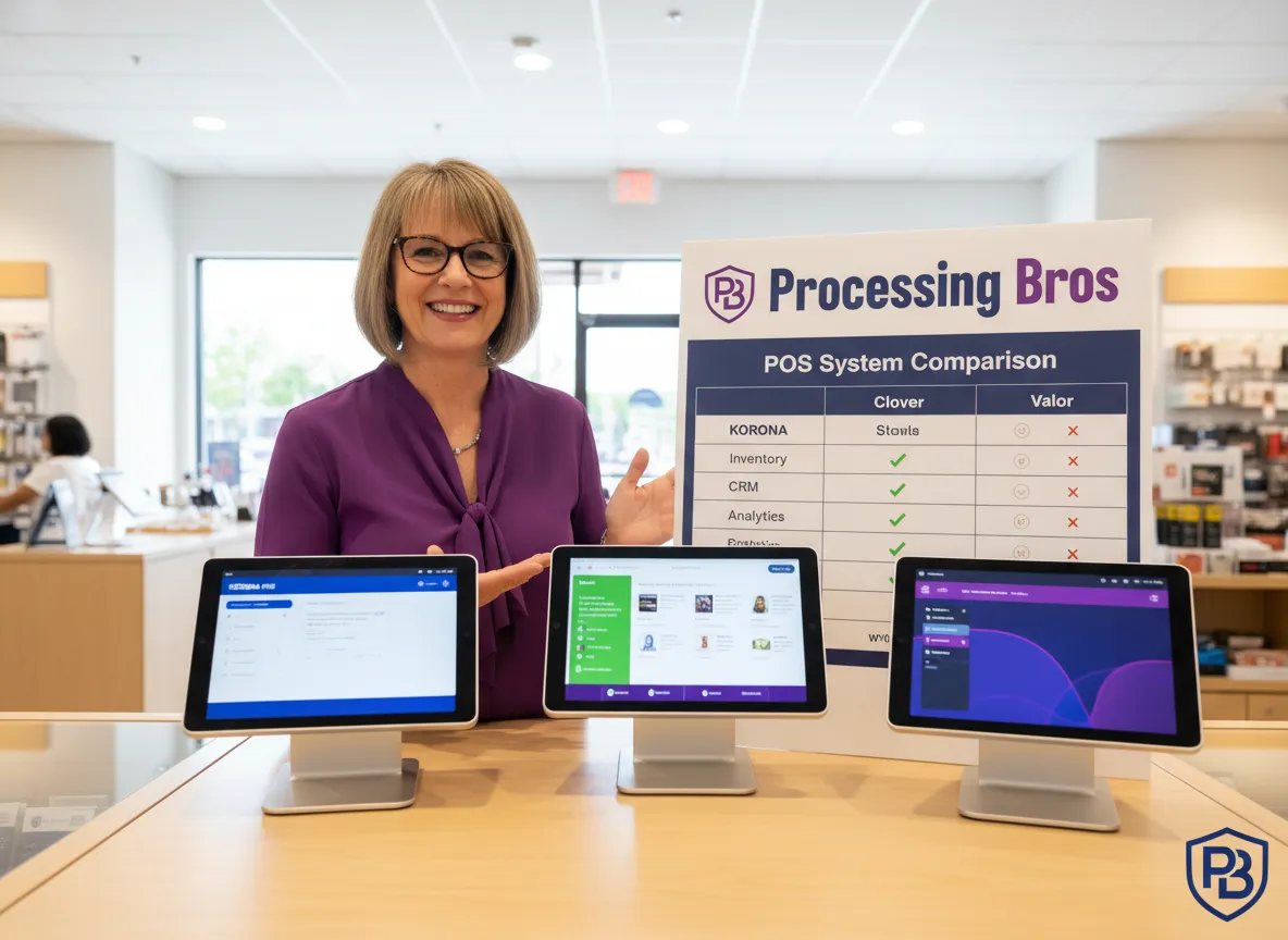 POS system pricing guide by Processing Bros