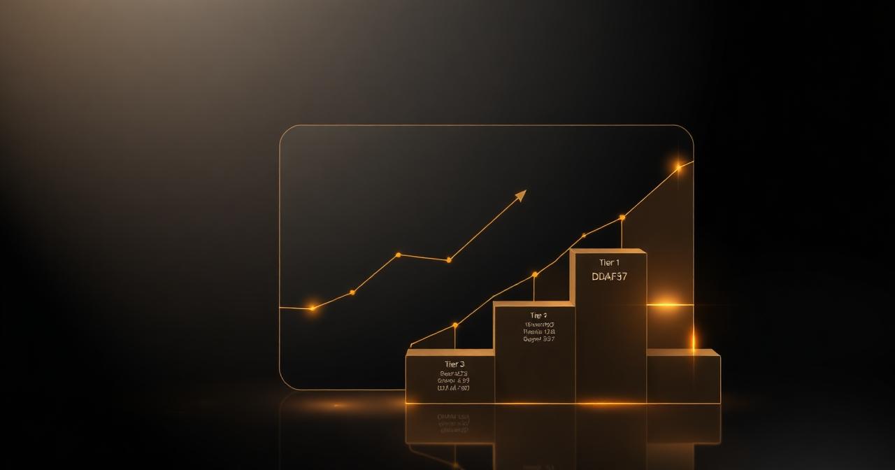 Level 2 and Level 3 B2B credit card processing optimization hero — gold and charcoal enterprise interchange data illustration