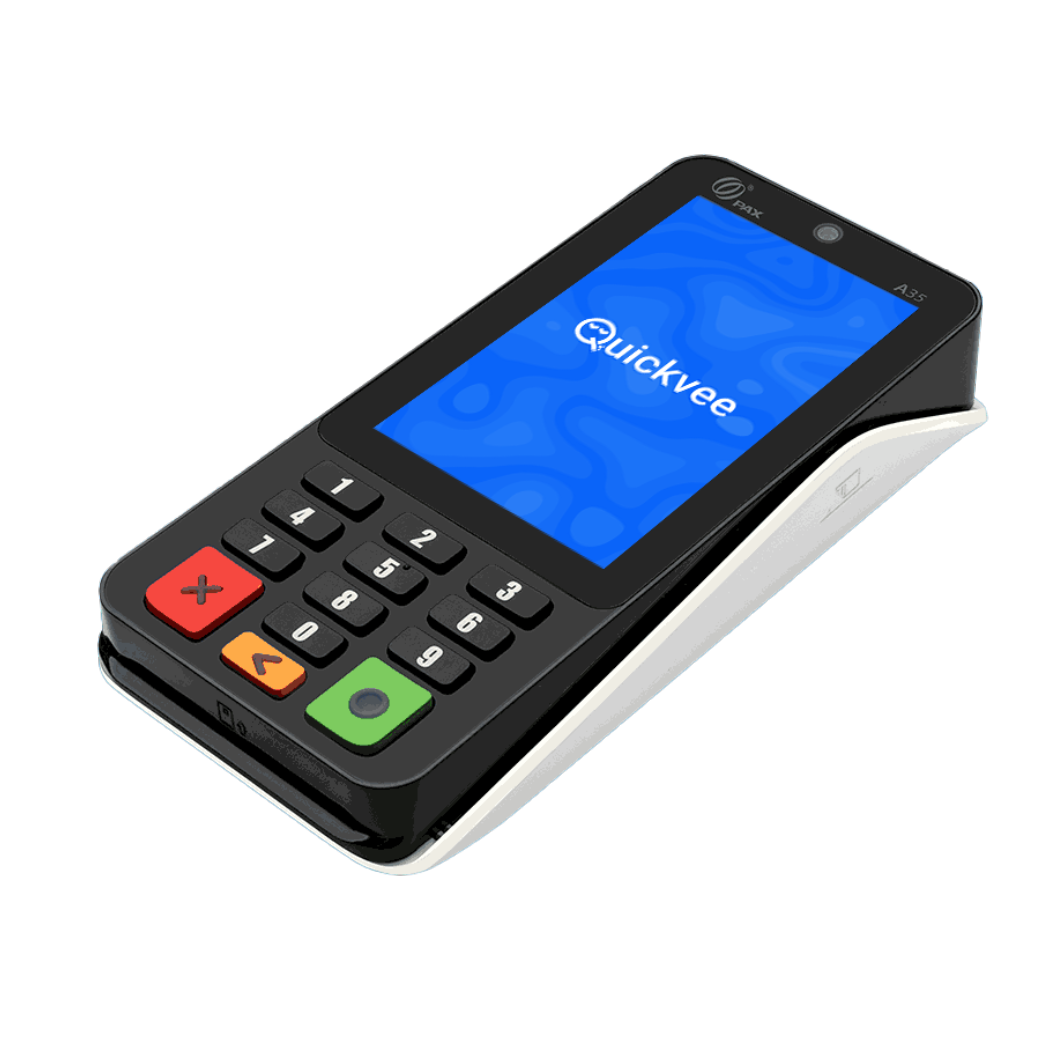 Integrated PAX A35 PCI-PTS payment terminal