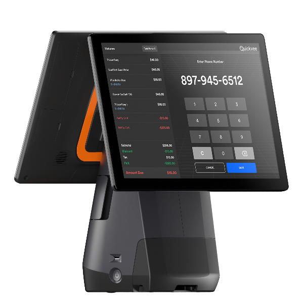 Quickvee Pro 15.6 inch rear customer-facing display